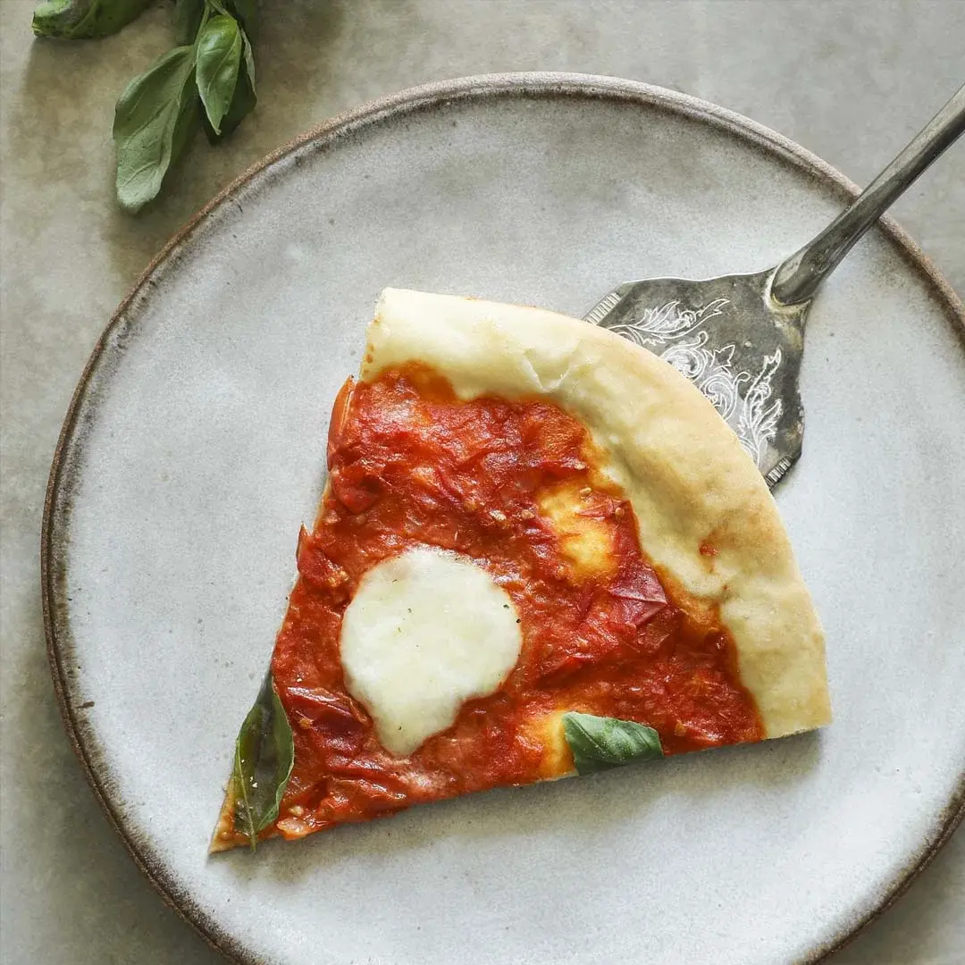 Mac and cheese pizza at Sherwood Pizza in Sherwood Park, AB